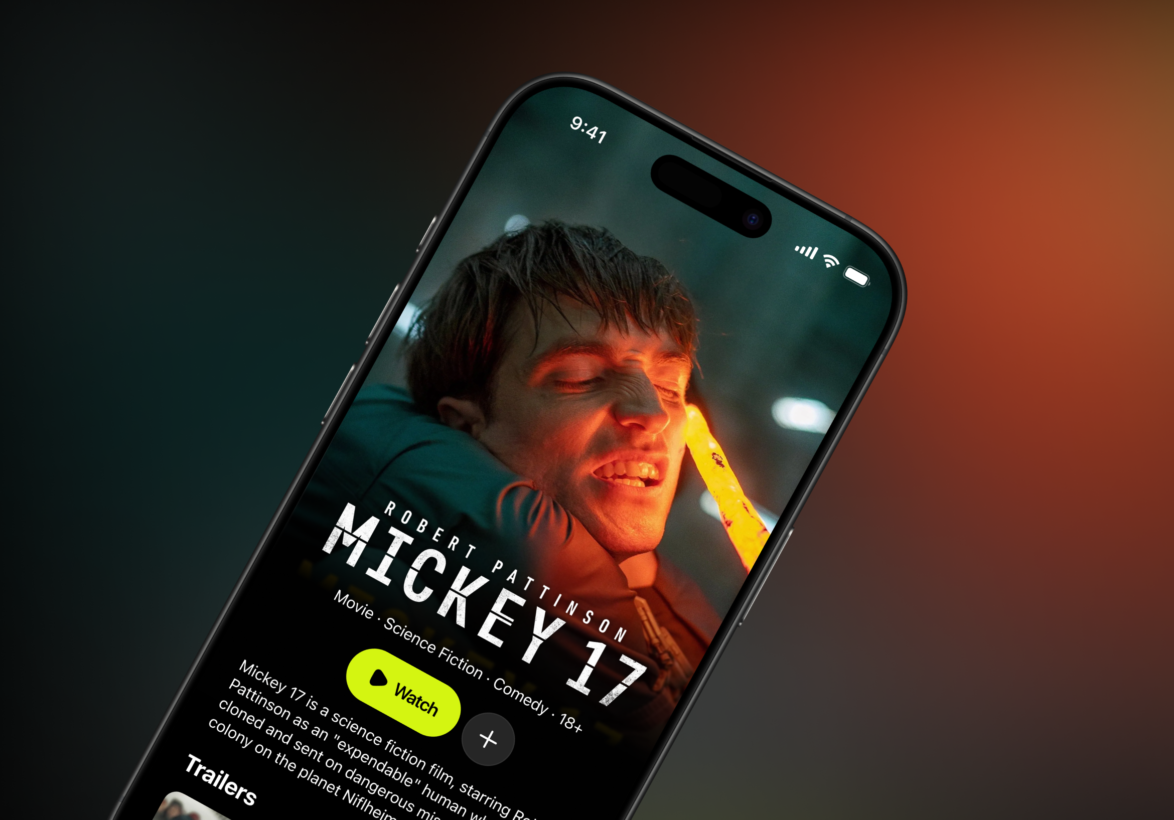 Cinema app concept